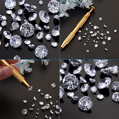 Cubic Zirconia Cabochons&nbsp;ZIRC-PJ0001-01