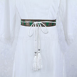 2Pcs 2 Colors Ethnic Style Embroidery Polyester Ribbons&nbsp;OCOR-PH0003-92