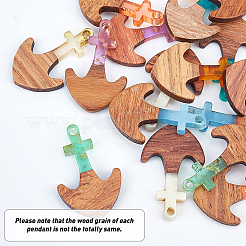 DIY Wooden Dangle Earring Making Kits&nbsp;DIY-OC0006-43