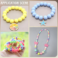 1560Pcs 24 Colors Opaque Acrylic Beads&nbsp;MACR-PA0001-62B