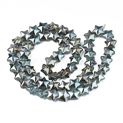Electroplate Glass Beads Strand&nbsp;EGLA-S188-18-A02