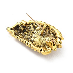 Hedgehog Alloy Rhinestone Brooch&nbsp;JEWB-K039-02AG