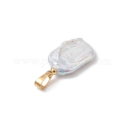 Natural Baroque Pearl Keshi Pearl Pendants&nbsp;PALLOY-JF04828