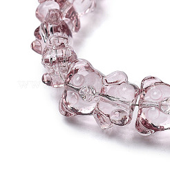 Electroplate Glass Beads Strands&nbsp;EGLA-P063-PL04