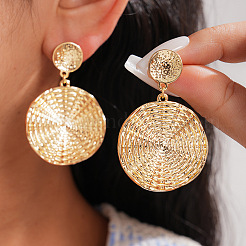 Alloy Stud Dangle Earrings for Women&nbsp;WG34020-01