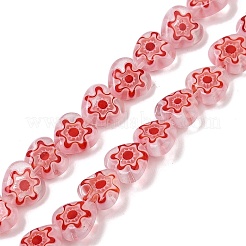 Handmade Millefiori Lampwork Beads Strands&nbsp;LAMP-G166-15K
