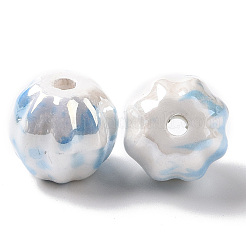 Handmade Pearlized Porcelain Beads&nbsp;X1-PORC-G010-02C