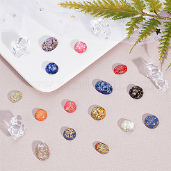 90Pcs 6 Style Resin Cabochons&nbsp;CRES-SC0001-80