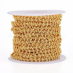 Handmade Brass Beaded Chains&nbsp;CHC-I006-02G