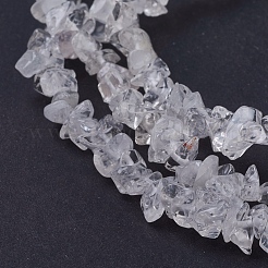 Quartz Crystal Chips Beads Strands&nbsp;G-D283-3x5-2