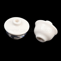 Handmade Printed Porcelain Beads&nbsp;PORC-T136-03B-01