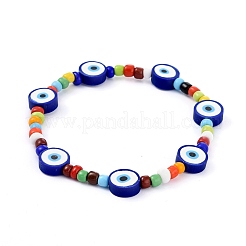 Glass Seed Beads Stretch Bracelets&nbsp;BJEW-JB06291-04
