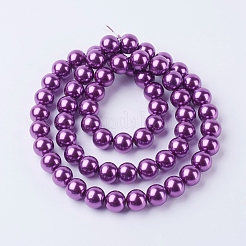 Glass Pearl Beads Strands&nbsp;HYC003