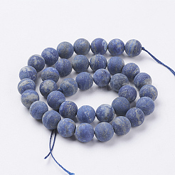 Natural Lapis Lazuli Beads Strands&nbsp;LS-G-J376-52-10mm