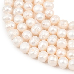 Natural Cultured Freshwater Pearl Beads Strands&nbsp;PEAR-D003-01C-05