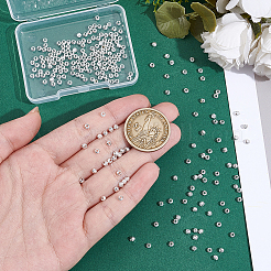 250Pcs Corrugated Brass Beads&nbsp;KK-UN0005-79S
