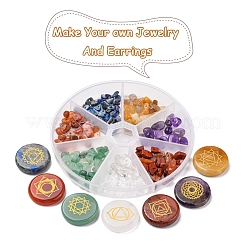 DIY Chakra Gemstone Jewelry Making Finding Kit&nbsp;DIY-YW0005-99