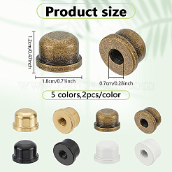 10Pcs 5 Colors Iron Horn Frame Decorative&nbsp;FIND-AN0001-60