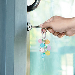 Peach Acrylic Pendant Keychain&nbsp;KEYC-DR0001-07