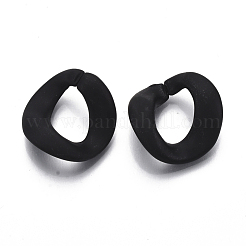 Spray Painted CCB Plastic Linking Rings&nbsp;CCB-R104-05A-01