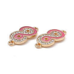 Alloy Crystal Rhinestone Connector Charms&nbsp;FIND-C019-38KCG