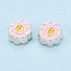 925 Sterling Silver Enamel Beads&nbsp;STER-T008-36D