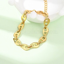 304 Stainless Steel Mariner Link Chains Bracelets for Women&nbsp;BJEW-F536-20G