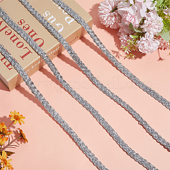 Braided Polyester Lace Ribbons&nbsp;SRIB-DR0001-03B