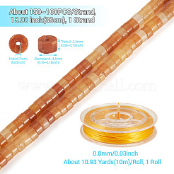 1 Strand Natural Red Aventurine Beads Strands&nbsp;G-TA0002-97