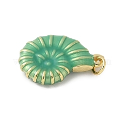 Brass Enamel Pendants&nbsp;KK-C110-27G-01