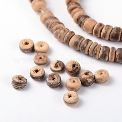 Natural Coconut Rondelle Bead Strands&nbsp;COCB-O001-11