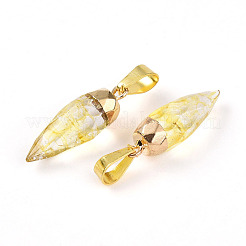 Natural Citrine Pendants&nbsp;G-N345-01B