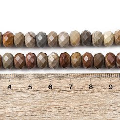Natural Alashan Agate Beads Strands&nbsp;G-B179-A03-6x8mm