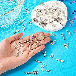 68Pcs 17 Styles Tibetan Style Alloy Pendants&nbsp;FIND-TA0006-19