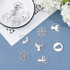 201 Stainless Steel Pendants&nbsp;STAS-UN0014-96P