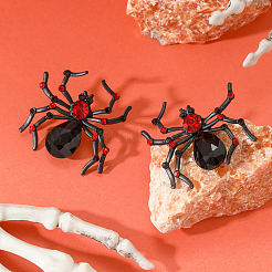 Halloween Alloy Spider Stud Earrings&nbsp;TZ9761