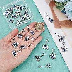 Evil Eye Pendant Decorations&nbsp;HJEW-CA0001-37