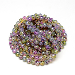 Baking Paint Glass Beads Strands&nbsp;X-DGLA-Q023-6mm-DB59