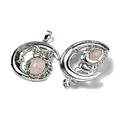 Natural Rose Quartz Pendants&nbsp;G-M434-03P-19