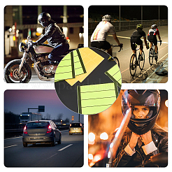 8 Sheets 2 Colors Waterproof PVC Plastic Reflective Stickers&nbsp;DIY-GA0004-04