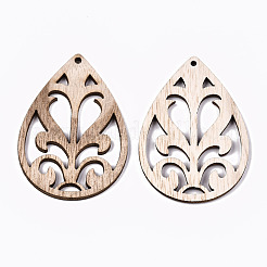 Unfinished Hollow Wood Big Pendants&nbsp;WOOD-N006-115