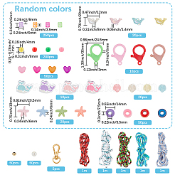 Ocean Theme DIY Keychain Making Kits&nbsp;DIY-SP0007-56