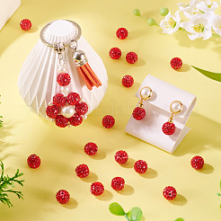 30Pcs Pave Disco Ball Beads&nbsp;RB-TA0001-26A