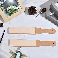Beech Wood Leather Sharpening Board&nbsp;AJEW-CL0005-58