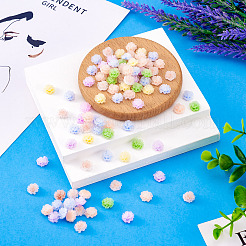 100Pcs Flower Resin Cabochons&nbsp;MRMJ-TA0001-36