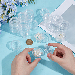 100Pcs Column Plastic Bead Containers&nbsp;CON-BC0008-02A