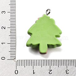 Christmas Theme Opaque Resin Pendants&nbsp;RESI-F054-B09