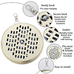 Tinplate Mosquito Coil Holder&nbsp;AJEW-WH0042-69LG