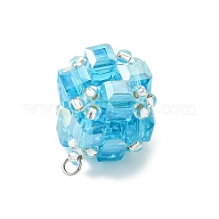 Glass Pendants&nbsp;PALLOY-MZ01350-01