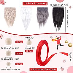Artificial Wool Moustaches&nbsp;DIY-NB0006-41